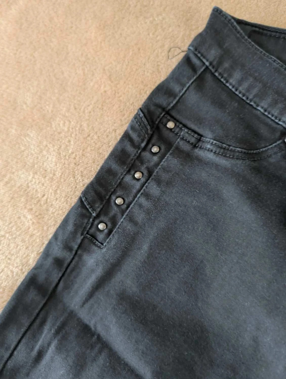 C106 IKKS Black Jegging Size 34 – photo 5